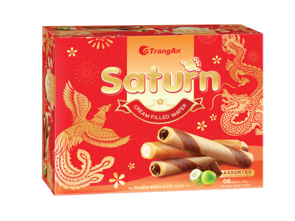 HỘP BÁNH KEM QUẾ SATURN 330g (PBGH 2025)